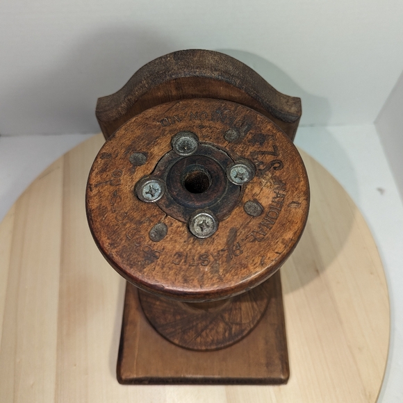 Wooden Spool Bookend - Picture 2 of 8